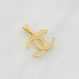 Dije Doble Ola 1.45g / 2cm Oro Amarillo 18K