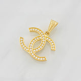 Dije Doble Ola 1.45g / 2cm Oro Amarillo 18K