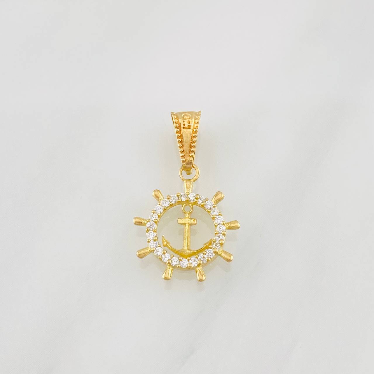 Dije Ancla Timon 0.85g / 2cm Oro Amarillo 18K