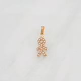 Dije Niño 0.6g / 1.8cm Oro Rosa 18K