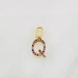 Dije Letra Q 0.65g / 1.5cm Oro Amarillo 18K