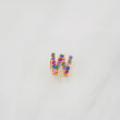 Dije Letra W 0.45g / 0.5cm Oro Rosa 18K