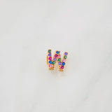 Dije Letra W 0.45g / 0.5cm Oro Rosa 18K