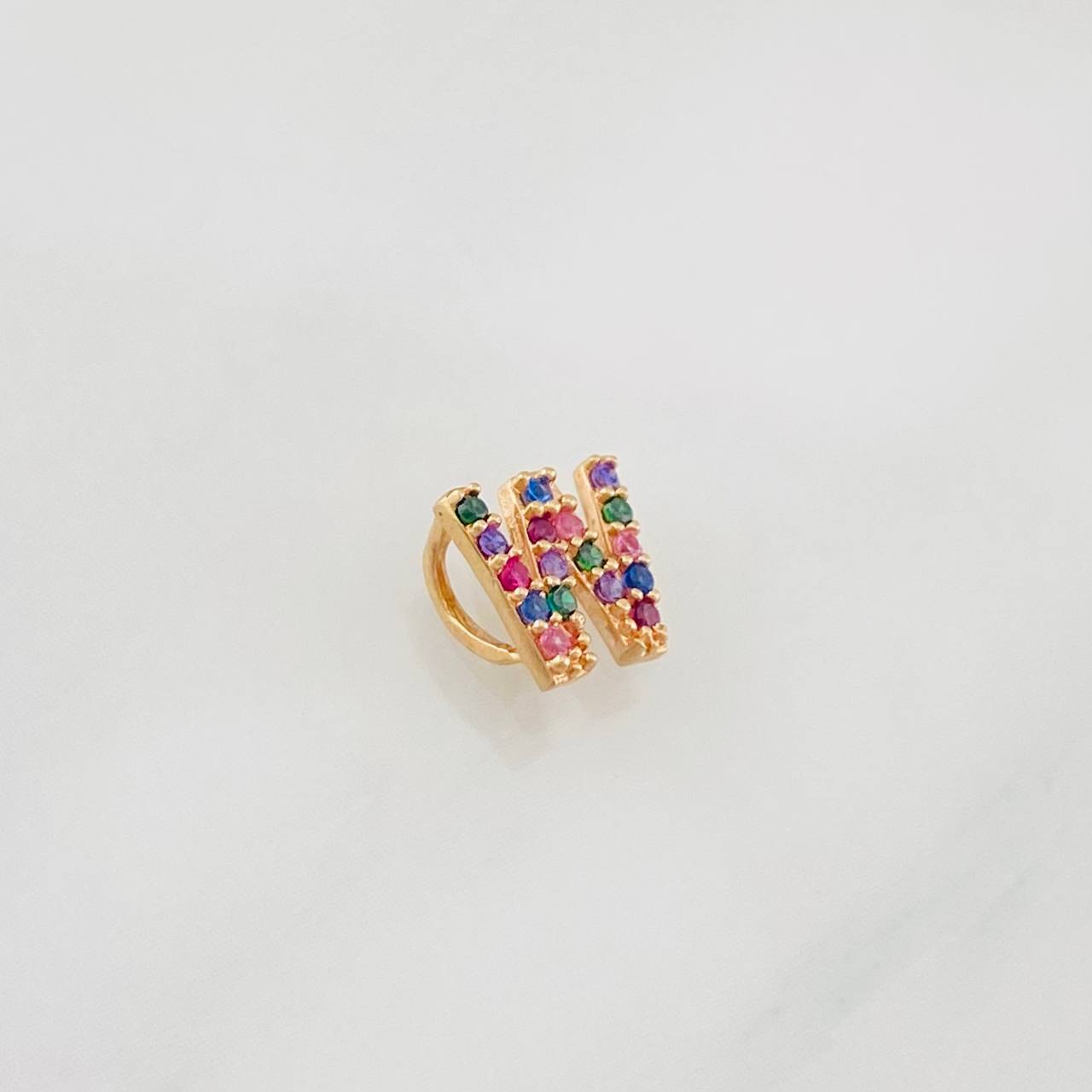 Dije Letra W 0.45g / 0.5cm Oro Rosa 18K