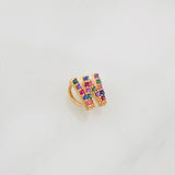 Dije Letra W 0.45g / 0.5cm Oro Rosa 18K