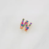 Dije Letra W 0.45g / 0.5cm Oro Rosa 18K
