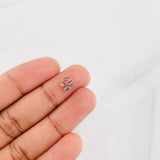 Dije Letra W 0.45g / 0.5cm Oro Rosa 18K