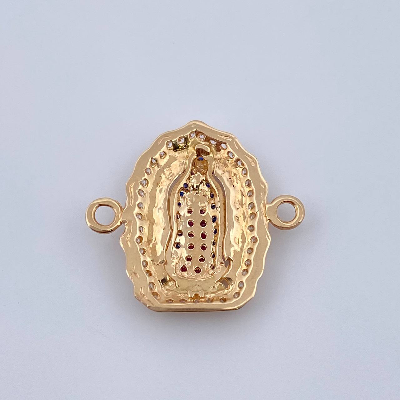 Herraje Guadalupe 2.5gr / 2cm / Circones Blancos Fucsias Azul Oro Amarillo 18K &