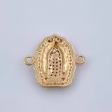 Herraje Guadalupe 2.5gr / 2cm / Circones Blancos Fucsias Azul Oro Amarillo 18K &