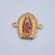 Herraje Guadalupe 2.5gr / 2cm / Circones Blancos Fucsias Azul Oro Amarillo 18K &