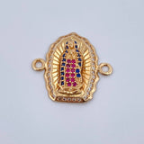 Herraje Guadalupe 2.5gr / 2cm / Circones Blancos Fucsias Azul Oro Amarillo 18K &
