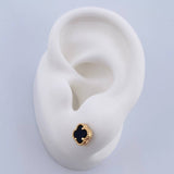 Topos Trebol 2gr / Onix Negro Oro Amarillo Nac.Esp. 18K &