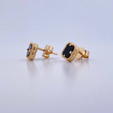 Topos Trebol 2gr / Onix Negro Oro Amarillo Nac.Esp. 18K &