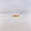 Anillo Churumbela  1.65gr / T5 3/4 / Circones Blancos Oro Amarillo 18K #