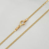 Cadena Escalera Plana 1.45 g / 45 cm / 1.2 mm Oro Amarillo 18K
