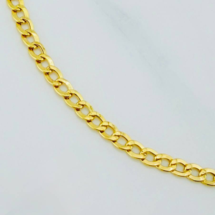 Pulso Cubano 1.2 g / 19 cm / 2.5 mm Oro Amarillo 18K