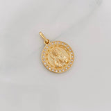 Dije Medalla San Benito 2.65g / 2.4cm Oro Amarillo 18K