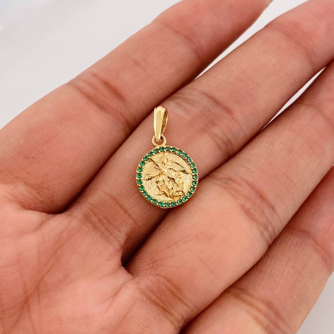 Dije San Miguel Arcángel 1.5g / 2cm Oro Amarillo 18K