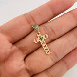 Dije Cruz 1.55g / 2.8cm Oro Rosa 18K