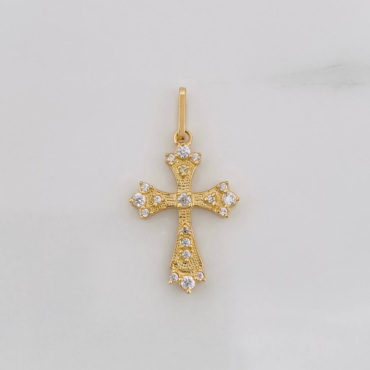 Dije Cruz Gótica 1.25g / 2.6cm Oro Amarillo 18K