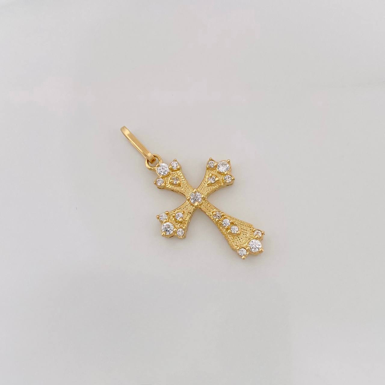 Dije Cruz Gótica 1.25g / 2.6cm Oro Amarillo 18K