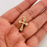 Dije Cruz Gótica 1.25g / 2.6cm Oro Amarillo 18K