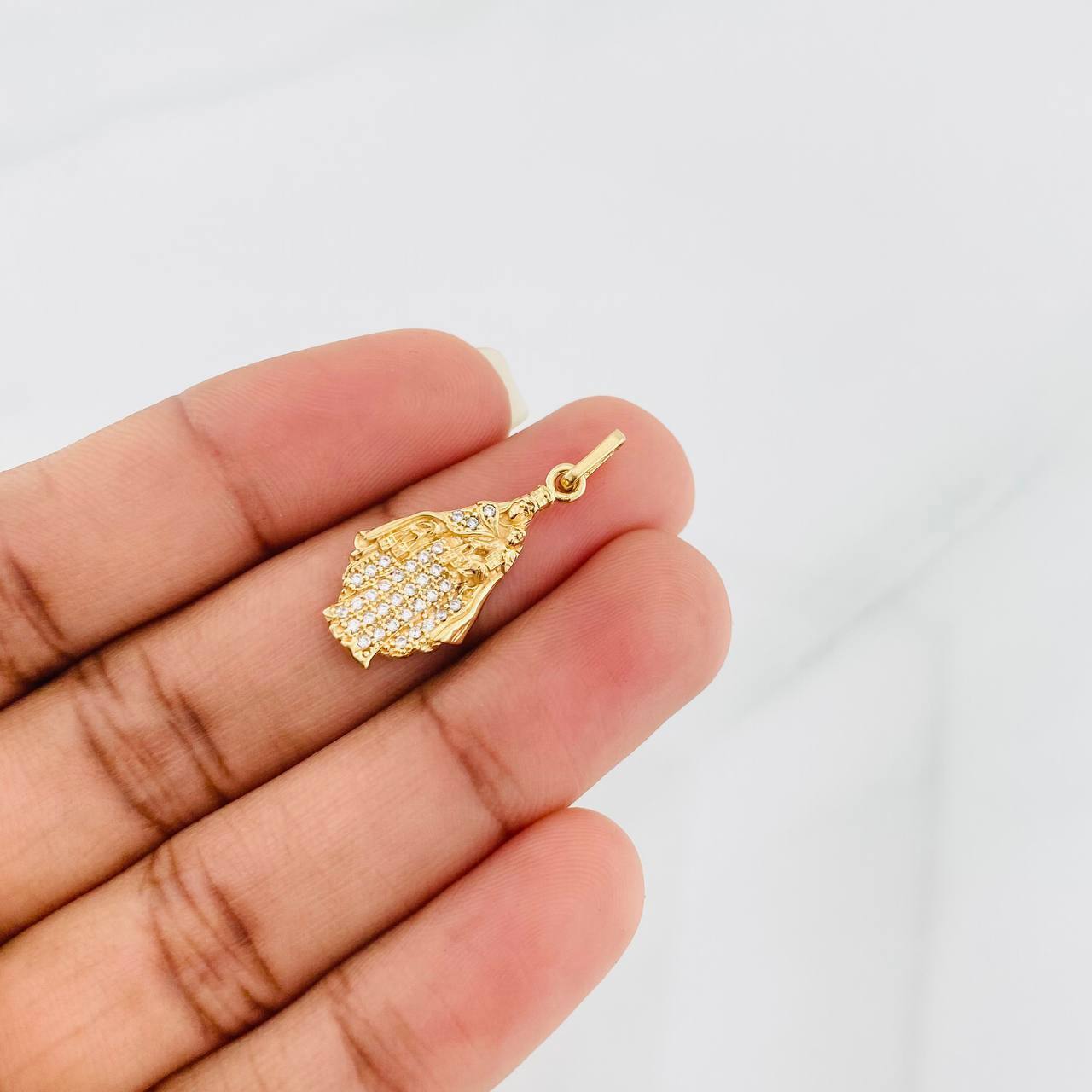Dije Virgen Milagrosa 2.1g / 3cm Oro Amarillo 18K
