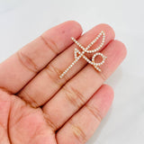 Dije Cruz Fe 3.1g / 3.8cm Oro Rosa 18K