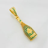 Dije Botella Champagne 4.25g / 3.7cm Oro Amarillo 18K