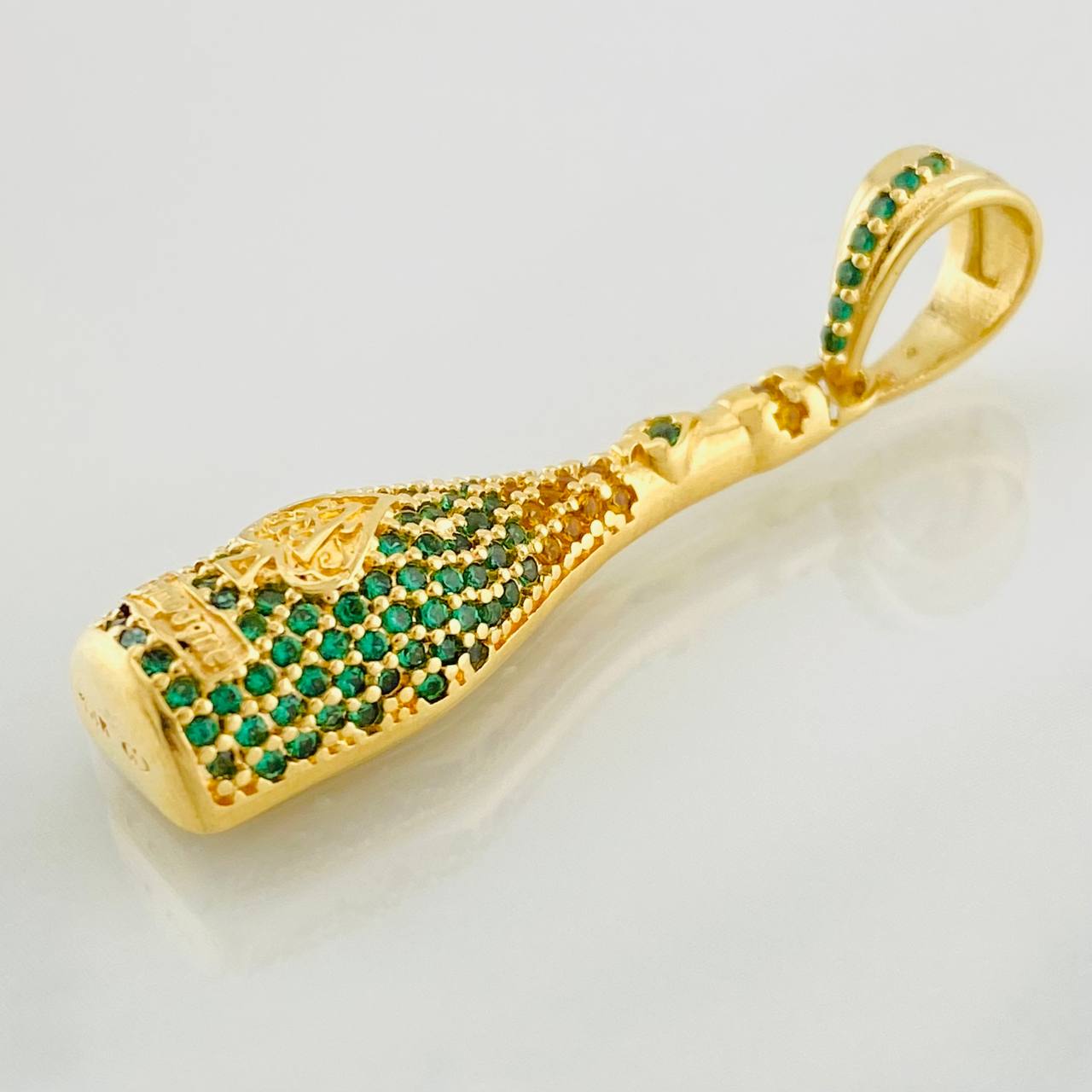 Dije Botella Champagne 4.25g / 3.7cm Oro Amarillo 18K