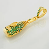 Dije Botella Champagne 4.25g / 3.7cm Oro Amarillo 18K