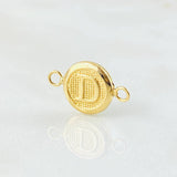 Herraje Letra D 0.4gr / 1.5cm / Oro Amarillo 18K