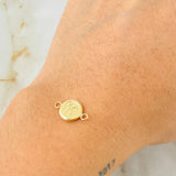 Herraje Letra K 0.4gr / 1.5cm / Oro Amarillo 18K