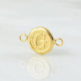 Herraje Letra G 0.4gr / 1.5cm / Oro Amarillo 18K