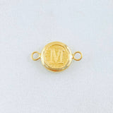 Herraje Letra M 0.4gr / 1.5cm / Oro Amarillo 18K