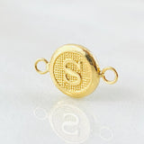 Herraje Letra S 0.4gr / 1.5cm / Oro Amarillo 18K