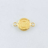 Herraje Letra C 0.4gr / 1.5cm / Oro Amarillo 18K
