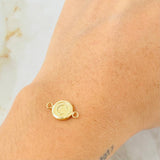 Herraje Letra C 0.4gr / 1.5cm / Oro Amarillo 18K