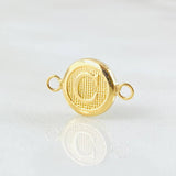 Herraje Letra C 0.4gr / 1.5cm / Oro Amarillo 18K