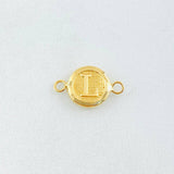 Herraje Letra L 0.4gr / 1.5m / Oro Amarillo 18K