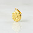 Dije Letra Circulo A 0.45 g / 1.6 cm Oro Amarillo 18K