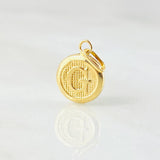 Dije Letra G 0.4gr / 1.6cm / Oro Amarillo 18K *