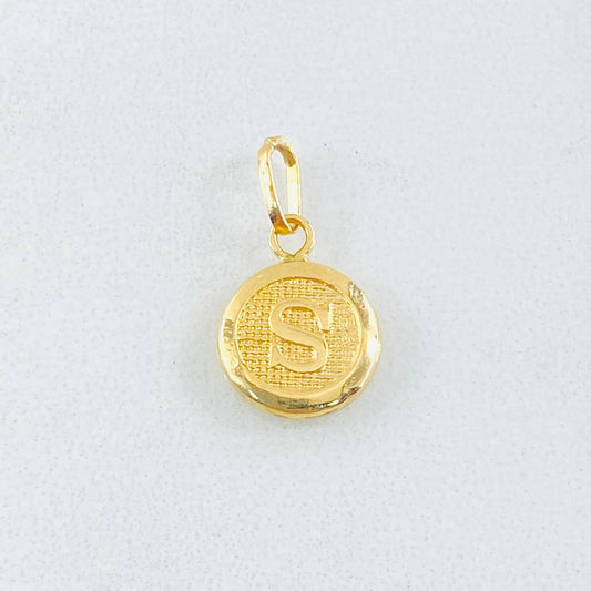 Dije Letra S 0.4gr / 1.5cm / Oro Amarillo 18K