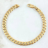 Pulso Cubano 9.1gr / 19.5cm / 6mm Oro Amarillo Nac.Esp. 18K *