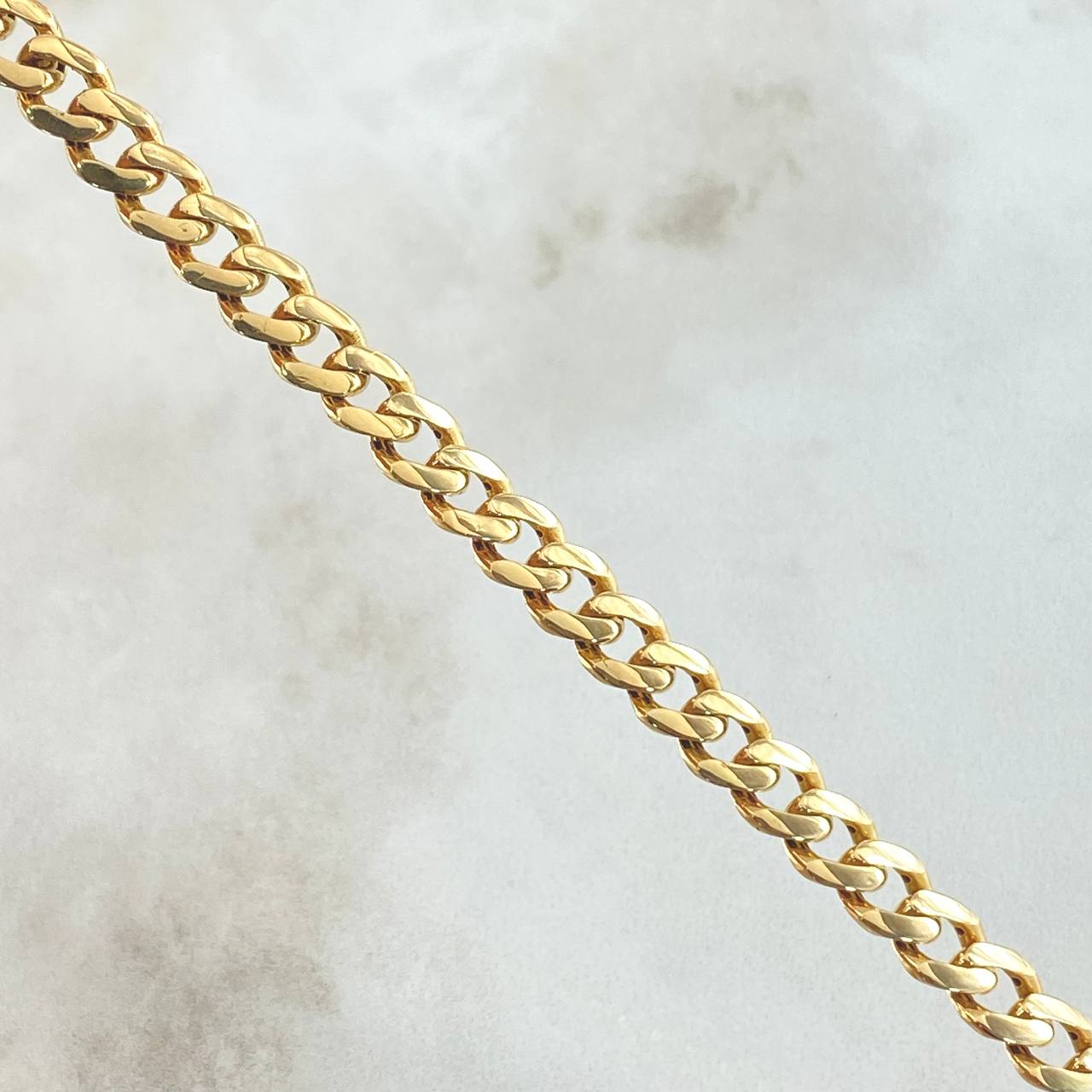Cadena Cubana 24.1gr / 50cm / 6mm Oro Amarillo Nac.Esp. 18K