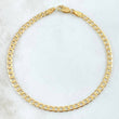 Pulso Cubano 2.2gr / 20.5cm-3.4mm Oro Amarillo +1 18K
