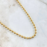 Cadena Militar 32.85gr / 63cm / 5.8mm Diamantada Oro Amarillo 18K
