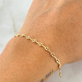 Pulso GC 1.85gr / 19.5cm / Oro Amarillo 18K ©