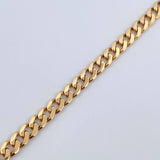 Pulso Cubano 8.95gr / 19.6cm / 5.7mm Oro Amarillo Nac.Esp. 18K &