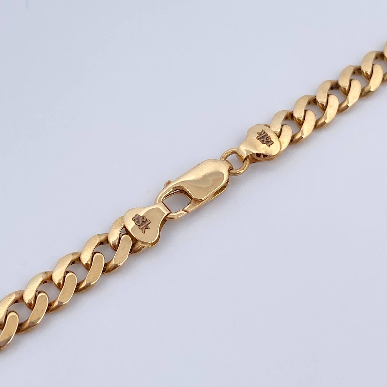 Cadena Cubana 19.2gr / 46cm / 5.8mm Oro Amarillo Nac.Esp. 18K &